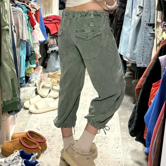 Free People Kauai Washed Pocket Pants - Picture 5 of 8